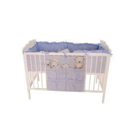 Vreckov k Mama Kiddies Sofie Dreams v modrej farbe - Medve na mesiaci