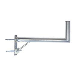 Anténny držiak 50 na stožiar s vinklom a dvoma trmeňmi priemer 42mm výška 16cm