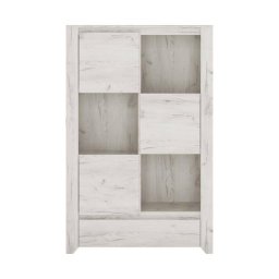 Regál, 84cm, dub white craft, ANGEL TYP 31