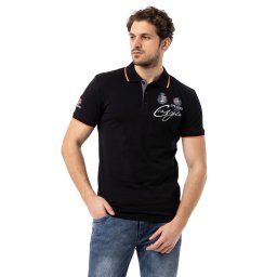 Polokošeľa Cipo & Baxx CT778 black