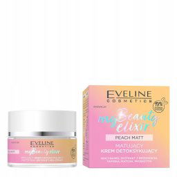 Eveline Cosmetics EVELINE my Beauty Elixir Peach Matt zmatňujúci detoxikačný krém 50ml
