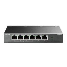 tp-link TL-SF1006P, 6-Port 10100 Mbps Desktop Switch with 4-Port PoE+, 4× 10100 Mbps PoE+ Ports, 2× 10100 Mbps Non-PoE Ports TL-SF1006P