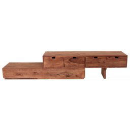 indickynabytok.sk - TV stolík 260x40x40 indický masív palisander