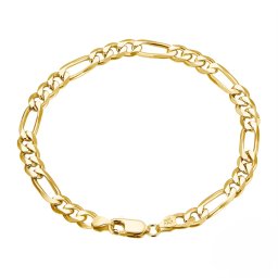 Olivie Strieborný náramok 20cm GOLD 8505