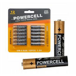 Batérie Powercell AAA 12 ks