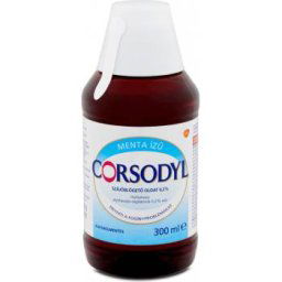 Corsodyl roztok 0,2%- ústná voda 300 ml