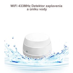 WiFi 433MHz Detektor zaplavenia a úniku vody