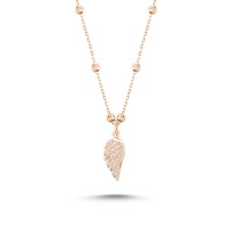 Olivie Strieborný náhrdelník ANJELSKÉ KRÍDLO ROSE 3896