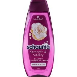 Schauma Strength & Vitality šampón na jemné až slabé vlasy 400 ml