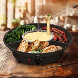 Fondue sada elektrická s kapacitou 260 ml (syrové / čokoládové)