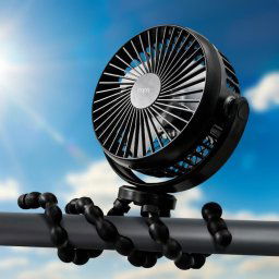 Mini ventilátor flexibilný (ohybný) na tripod držiak na USB aj do ruky