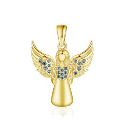 Olivie Strieborný prívesok ANJEL GOLD 8636