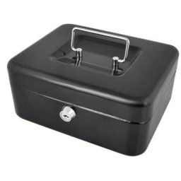 MG Money Box trezor na kľúč 20x16cm, čierny