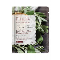 PIELOR Sebum Control Látková maska na tvár Sage Extract -1ks