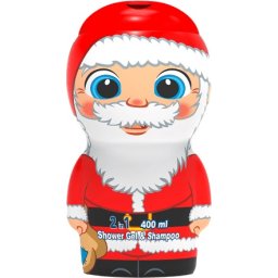Air Val Santa Claus 2D sprchový gél a šampón na vlasy pre deti 400 ml