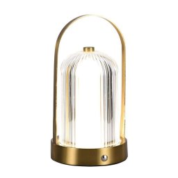 LED Solution Zlatá LED stolná nabíjacia lampa 225mm 1W 7989