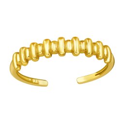 Olivie Strieborný prsteň na nohu GOLD 8680