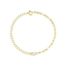 Olivie Strieborný náramok GOLD 8692