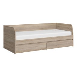 Kondela Posteľ, 90x200, s roštom, dub sonoma, NORTY TYP 28 2S