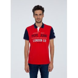 Polokošeľa Pepe Jeans BYRON red