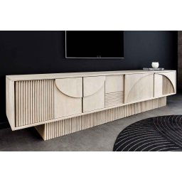 LuxD Dizajnový TV stolík Movement 200 cm mango