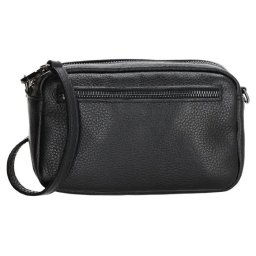 Čierna kožená crossbody kabelka "Beatrice"