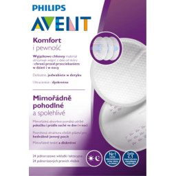 Philips Avent prsn vloky jednorazov SCF254/24, 24 kusov