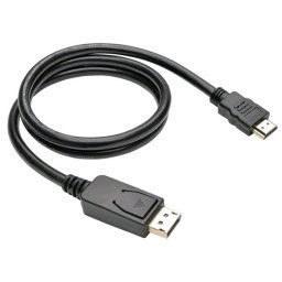 Kábel C-TECH DisplayPortHDMI, 2m, čierny CB-DP-HDMI-20