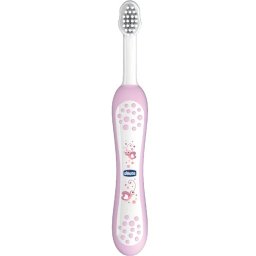 Chicco zubná kefka 6+ mesiacov farba: Ružová