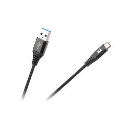 Kábel REBEL RB-6001-200-B USB/USB-C 2m Black