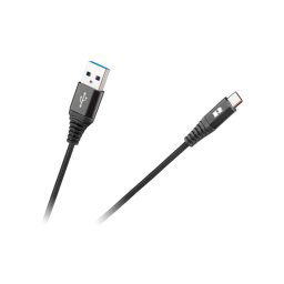 Kábel REBEL RB-6001-100-B USB/USB-C 1m Black