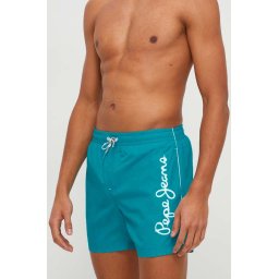 plavecké šortky Pepe Jeans PMB10393 Turquoise blue