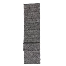 Szrke gyapj futsznyeg Rustic 90x438 gyapj sznyeg a folysora