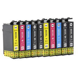 Atramentové kazety Epson 603XL (10pack) kompatibilné