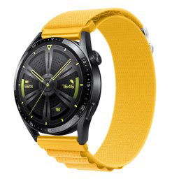 BStrap Nylon Loop remienok na Huawei Watch GT 42mm, yellow (SSG037C0902)