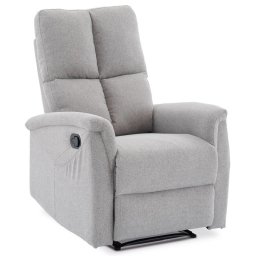 Autronic, Polohovateľné kreslo svetlosivé, TV-916 SIL2