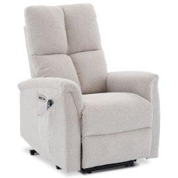 Autronic, Elektrické polohovateľné masážne kreslo béžové, TV-929 CRM2