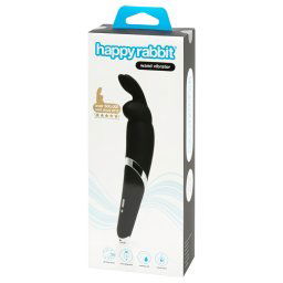 Happyrabbit Wand - nabjac masny vibrtor (ierny)