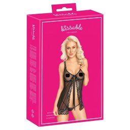 Kissable - otvoren babydoll (ierna)