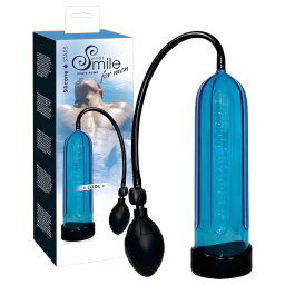 SMILE Cool - pumpa na penis (modr)