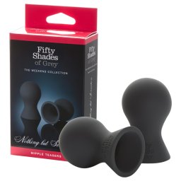 Fifty Shades of Grey - Vkuov stimultor bradaviek - silikn - siv