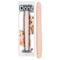 You2Toys - dvojit dildo - 100% silikn - naturlny