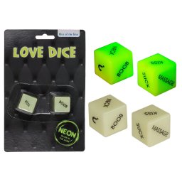 Glow Dice - svietiaca kocka - erotick hraka - fosforeskujca