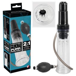 You2Toys - 2in1 - penisov pumpa a masturbtor v jednom (priehadn)