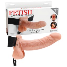 Pipedream - Fetish Strap-on 7 - pripnac dildo (telovej farby)