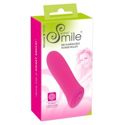 SMILE Power Bullet - nabjaten, extra siln mini vibrtor (ruov)
