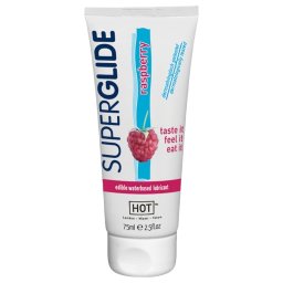 HOT Superglide Raspberry - jedl lubrikant (75ml)