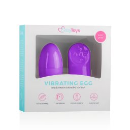Easytoys - 7 rytmov rdiov vibran vajko (fialov)