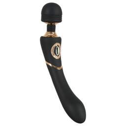 Cleopatra Wand - akumultorov masny vibrtor (ierny)