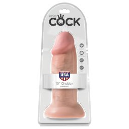 King Cock 10 dildo (25 cm, naturlny)